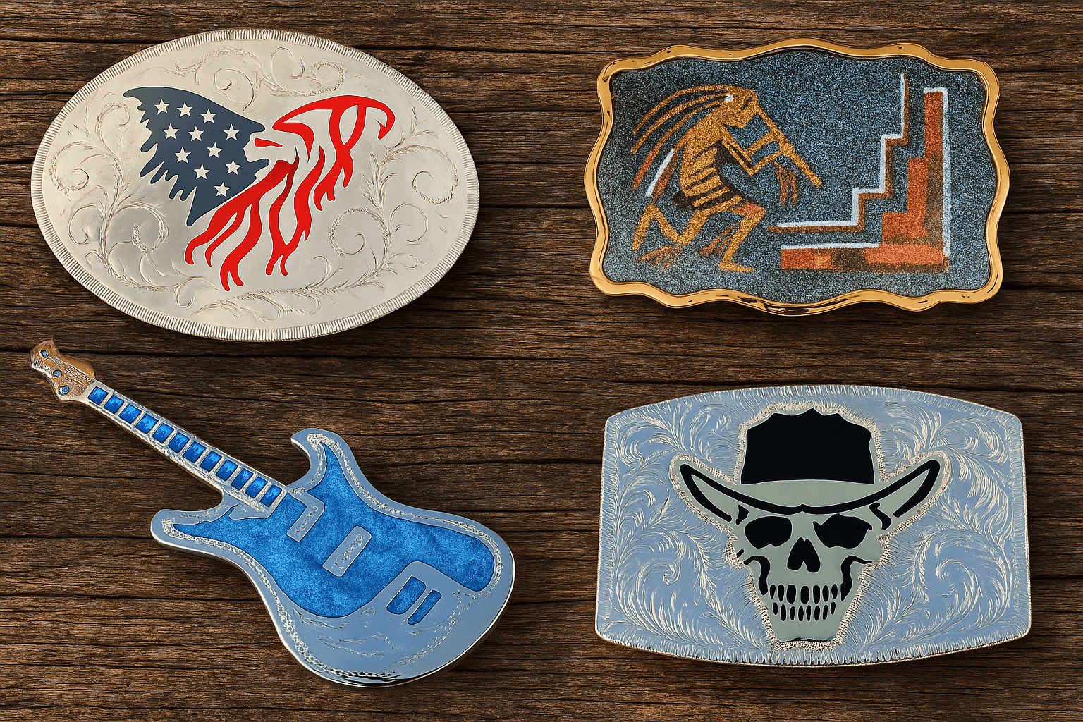 German Silver Buckles Collection